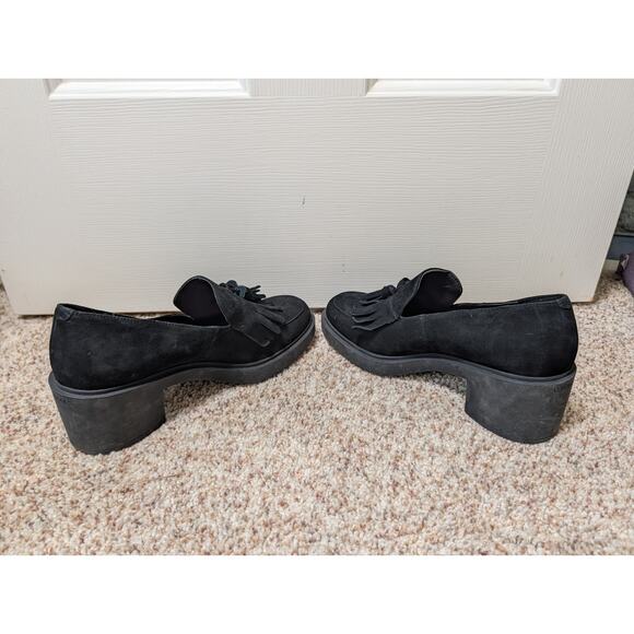 AEROSOLES GIBES Black Suede, tasseled Loafer/Women's Dress Shoes/pumps; size 8 - Picture 10 of 13